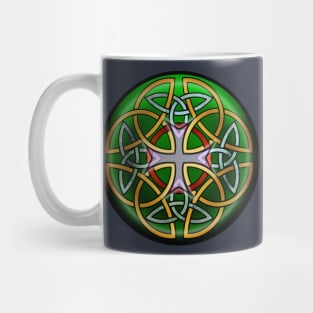 April Shield - Triquetras X 8 with cross overlay Mug